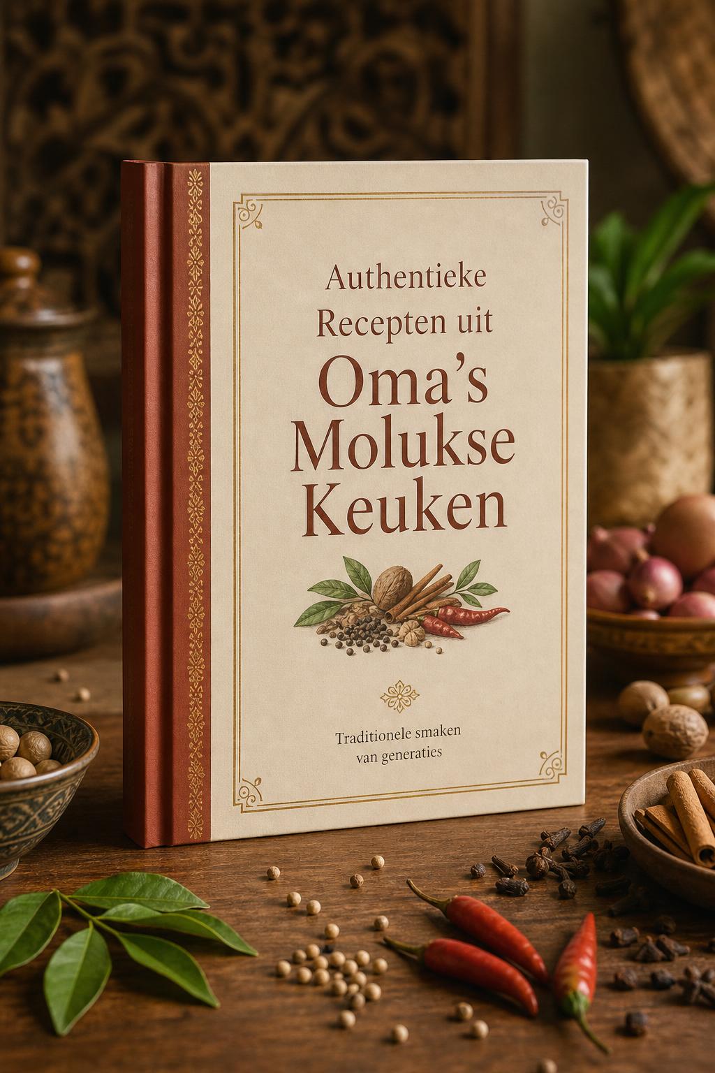 Het e-book Authentieke Recepten uit Oma's Molukse Keuken